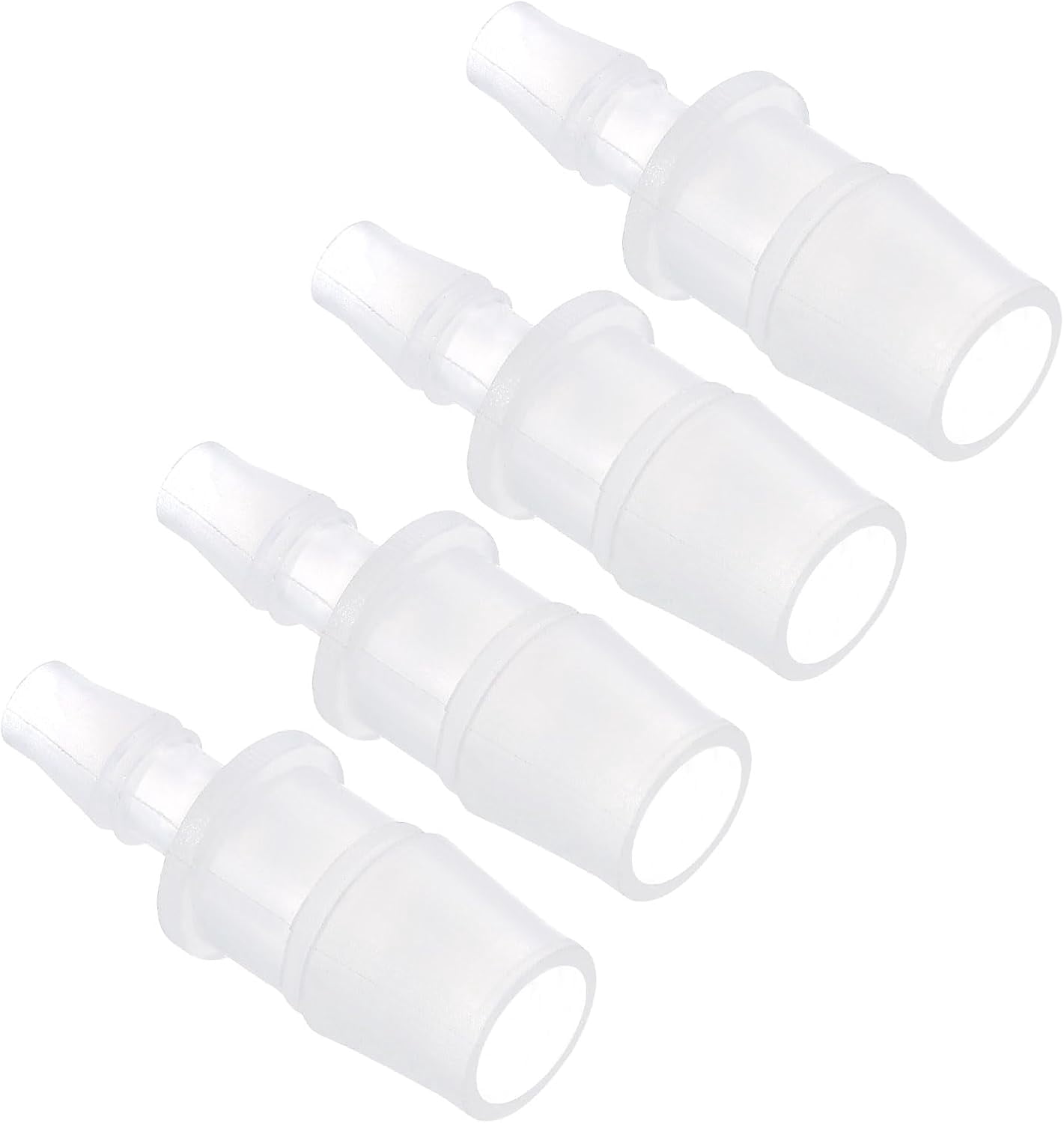 Barb Style 4pcs Plastic Hose Barb Fittings 1/4