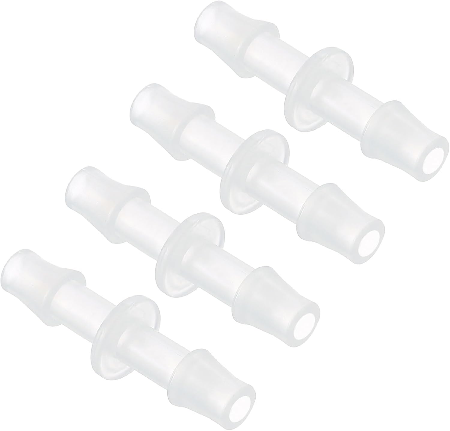 Barb Style 4pcs Plastic Hose Barb Fittings 1/4