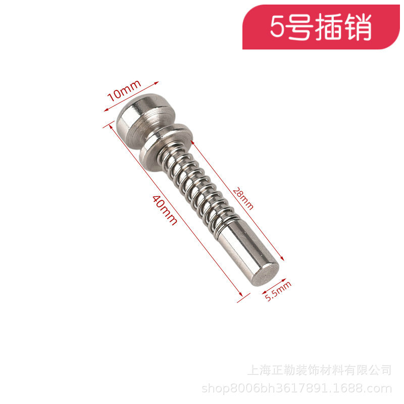 4pcs Plunger Latches Spring Loaded Window Screen Pin Crib Bed Spring