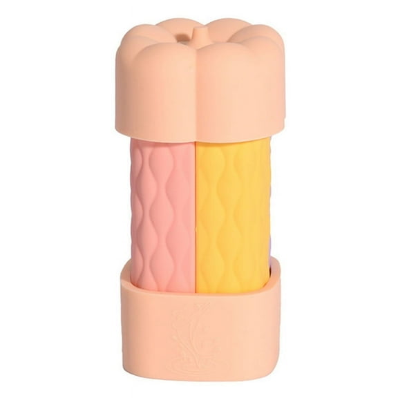 4pcs Portable Silicone Leak Proof Bottle Set - Refillable, Squeezable Liquid Containers for Lotion Light Pink