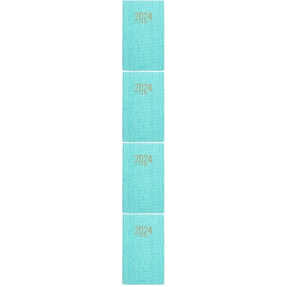 4-Pack Portable Student Planner Notebooks Set, Daily Schedule Organizer for School, Office, and Home Use, Note Taking and Time Management