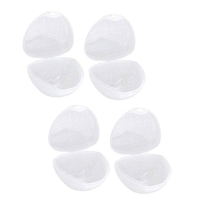 4pcs Portable Transparent Pacifier Storage Box Clip Container Baby