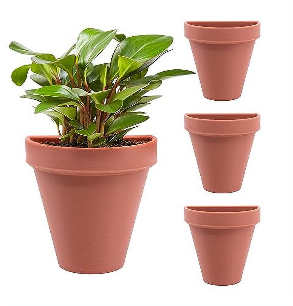 4pcs PotBuddy Plant Pots for Fridge, Whiteboard, Window
