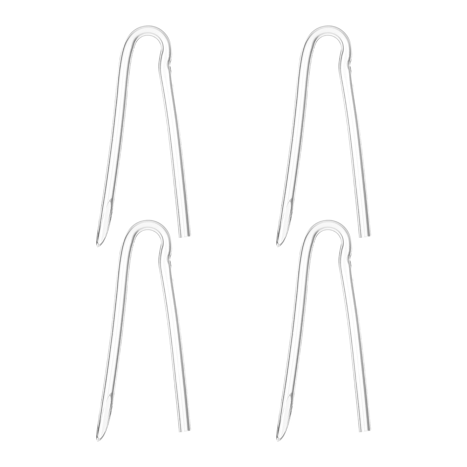 4pcs Preformed BTE Earmold Tubes Hearing Amplifier Replacement Tubes