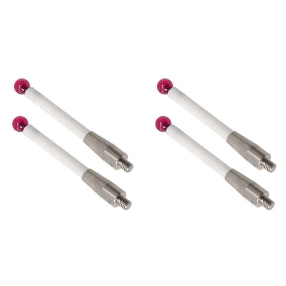 4pcs Probe Stylus A 5000 3709 CMM 50mm Contact Probes Ceramic Measuring Shafts-6mm Ball Tip CNC Tools Accessory