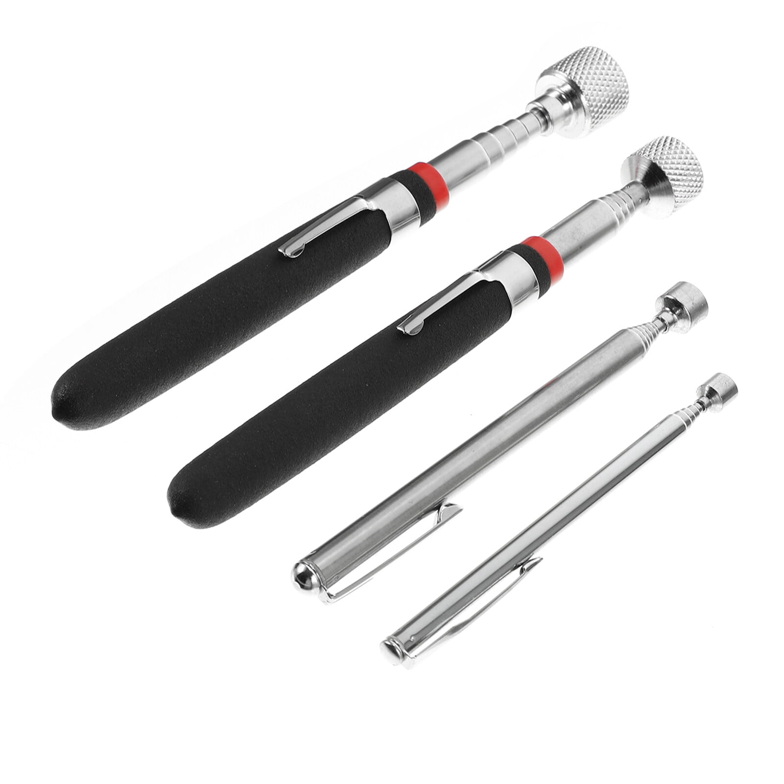 Teng Tools Telescopic Magnetic Pick-Up Pen - 25" Extendable Tool With Pocket Clip