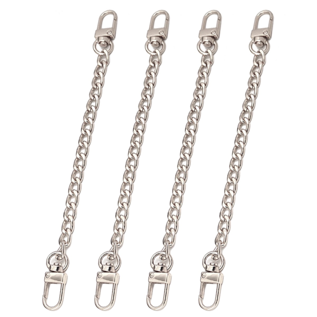 4pcs Purse Chain Strap, Handbag Replacement Strap with Metal Buckles