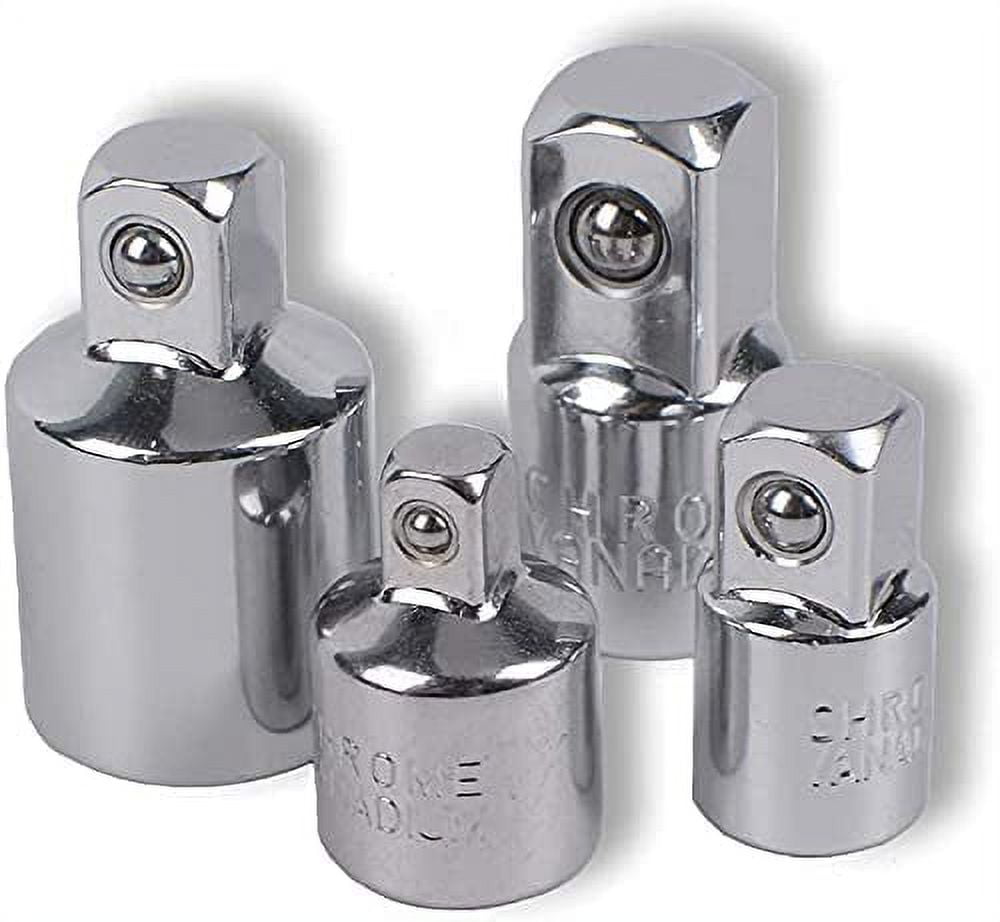 4pcs Ratchet Socket Adapter Ratchet Socket Adapter 1/2 to 3/8-3/8 to 1/ ...