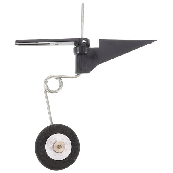 4pcs RC Airplane Front Landing Gear Set with Tail Wheel - Replacement Undercarriage Accessories for Model Aircraft Hobbyists