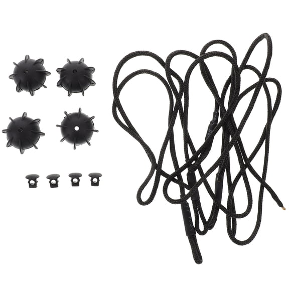 Black Car Trunk Organization Kit with Durable Plastic Straps for Most Cars 4pcs