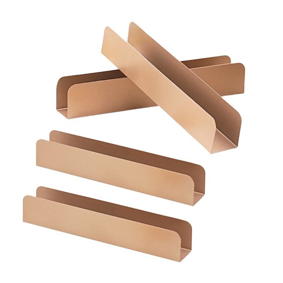 4pcs Rectangular Carbon Steel Molds for Cake and Cookie Pastries and Bread Mould