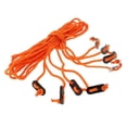 thumbnail image 1 of 4pcs Reflective Guyline Tent Rope Outdoor Camping Tarp Cord aa Canopy Guy Line with Rope Runners Tensirs Adjusters Size Color Type Optional 4pcsx4m Orange B, 1 of 8