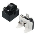 thumbnail image 1 of Uxcell Refrigerators PTC Starter Relay 1 Pin 4.7 Ohm Overload Protector 1/2HP for Fridges Beverage Freezer 2 Set, 1 of 6
