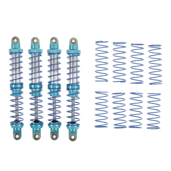 4pcs Remote Control Shock Absorbers Set for 1/10 Crawlers Cars Enhancing Stability and Control on Rough Terrains
