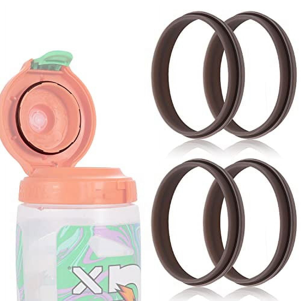 4pcs Replacement Gasket Compatible with Gatorade Water Bottle, Silicone