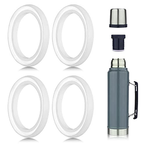 8-Piece Replacement Gasket Set For Stanley All Day Slim Bottle 20oz & 34oz - Leak-Proof Silicone Seals