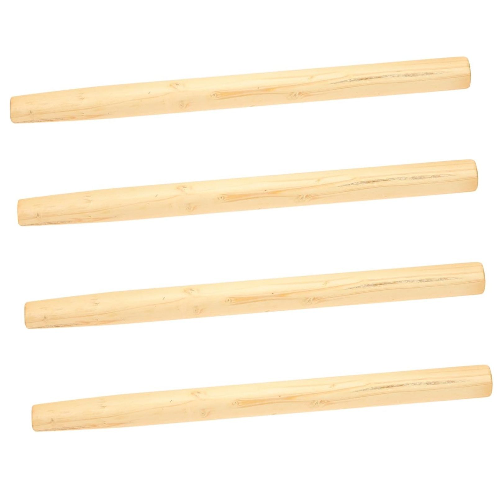 4pcs Replacement Grip Wooden Sickles Handle Wood Hoe Handle Replacement