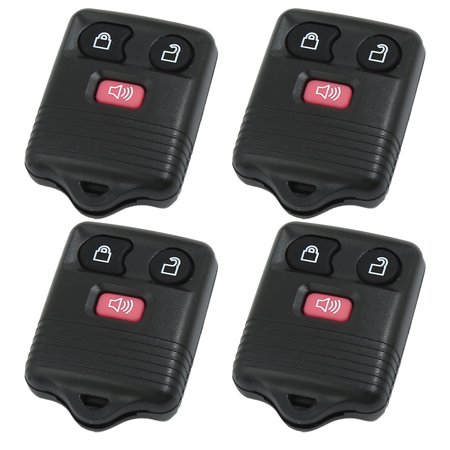 REGALWOVEN 4pcs Replacement Keyless Entry Remote Key Fob for Ford CWTWB1U345 3 Button