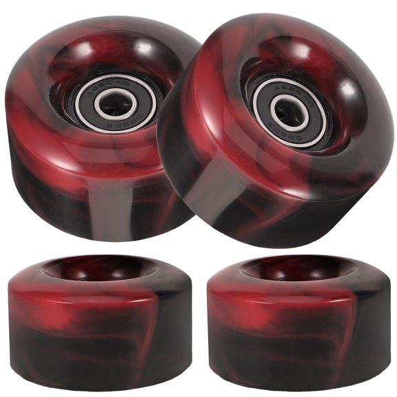 FENGGUIQU Drift Board Wheels 4-Pack PU Material Assorted Colors Replacement Set