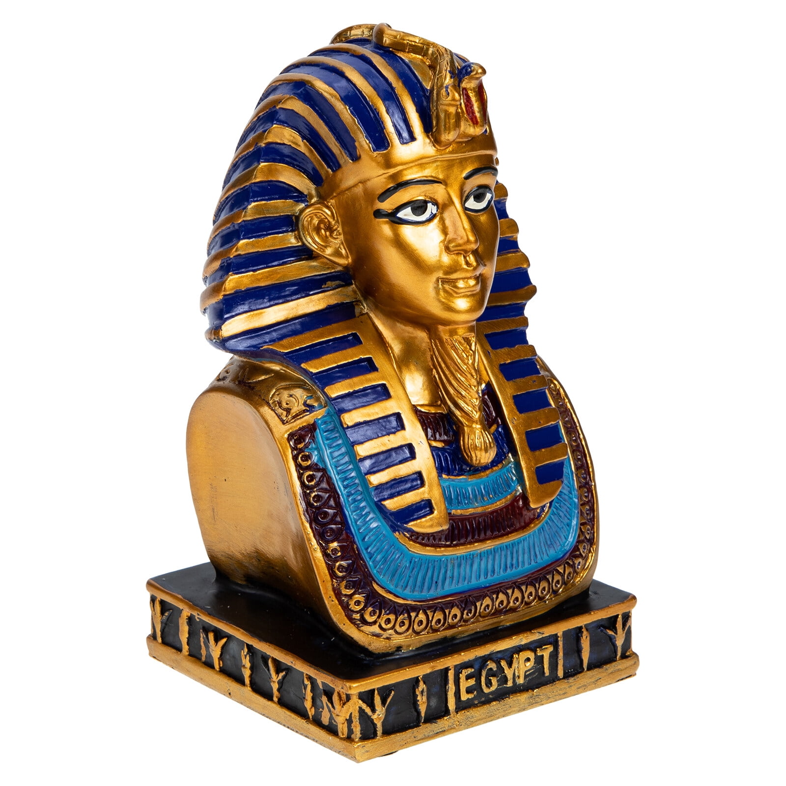 4pcs Resin Egyptian Pharaoh Figurine Resin Craft Adornment Pharaoh King ...