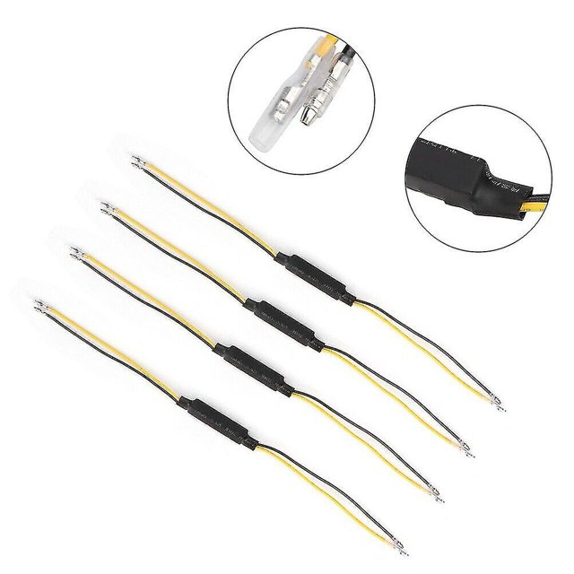4pcs Resistor Decoder Motorcycle Led Turn Signal Indicator Flash