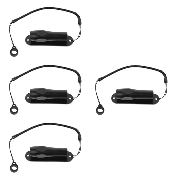 4pcs Retractable Cord with Base Bank Pen Rope with Base Hanging Rope Stylus Pen Lanyard