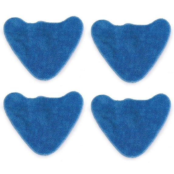 4pcs Reusable Microfiber Pads Washable Cloth Pad for VAX S85-CM Steam Mop Blue