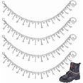 thumbnail image 1 of 4pcs Rhinestone Shoe Chains Jewelry Shoe Charms Chains Glitter Boot Strap Chain Tassel Bling Shoe Chain Alloy Shoe Accessory Decoration, 1 of 5