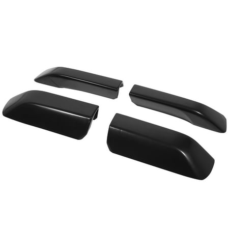 4pcs Roof Rack Rail Cover End Protection Exterior Cover for Toyota 4Runner 2010-2019 Black