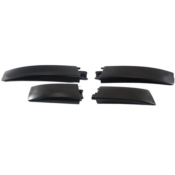 4pcs Roof Rack Rail Front Rear End Cap L&R Side Fit For Suzuki Grand Vitara 7821565J105PK Plastic Black Easy Installation