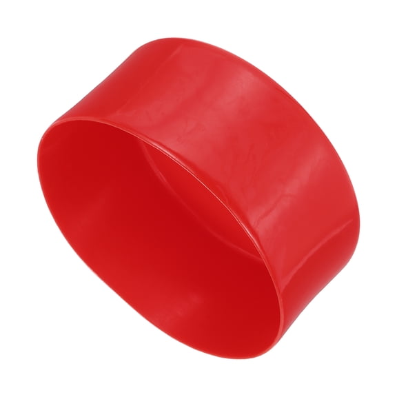 4pcs Rubber End Caps 110mm End Cap Screw Thread Protectors Red