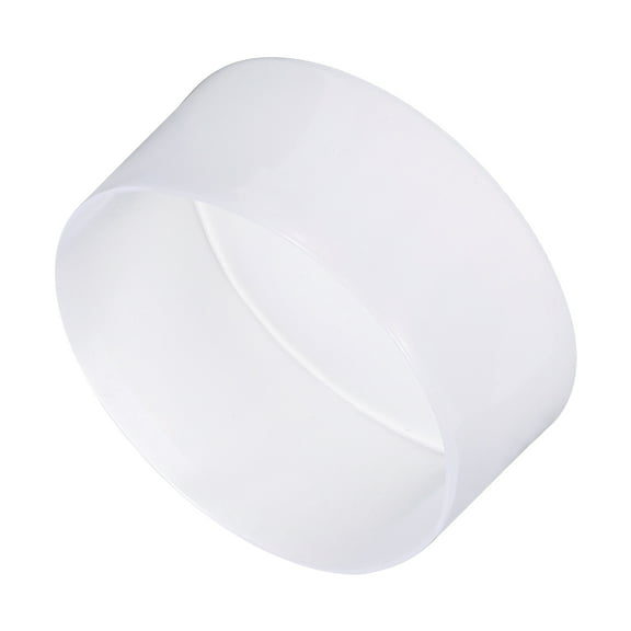 4pcs Rubber End Caps 120mm End Cap Screw Thread Protectors Clear