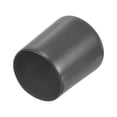 thumbnail image 1 of 4pcs Rubber End Caps 40mm ID Vinyl Round Tube Bolt Cap Screw Thread Protector Dark Gray, 1 of 5