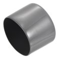 thumbnail image 1 of 4pcs Rubber End Caps 57mm ID Vinyl Round Tube Bolt Cap Cover Protector Dark Grey, 1 of 4