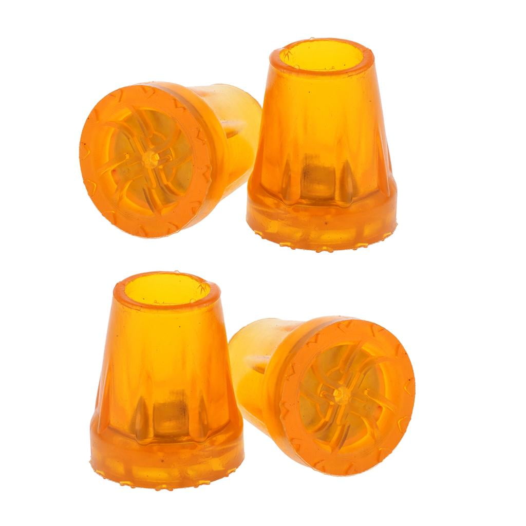4pcs Rubber End Crutch Cane Feet Leg Tips Tool 1 inch