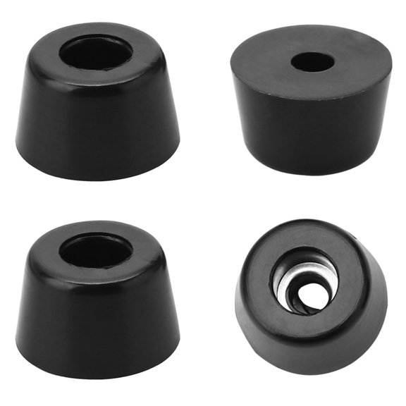 4pcs Rubber Feet Bumper Buffer Amplifiers with Metal Washer, D16x14xH10mm