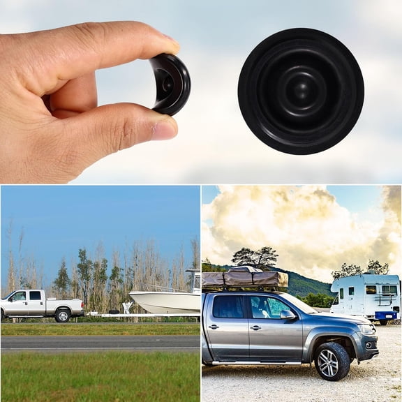 4pcs Rubber Grease Cap Compatible with Trailer Axle | Trailer Dust Cap Rubber Bearing Dust Cap for Axles