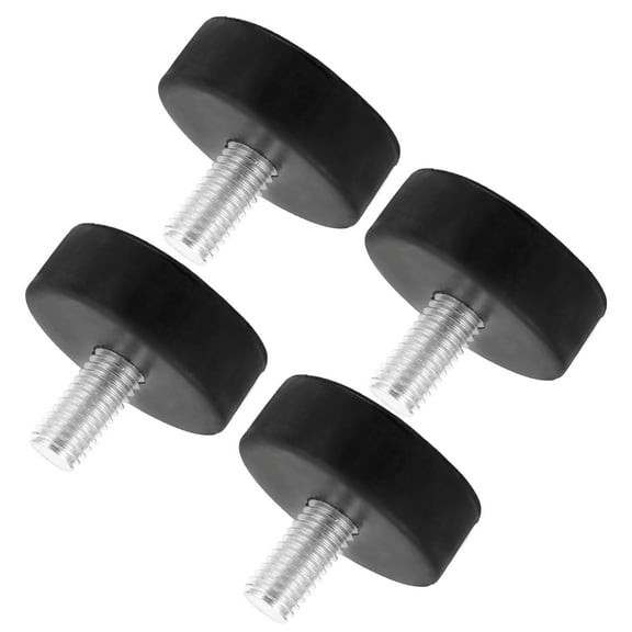 4pcs Rubber Mount Feet Vibration Pads Mechanical Shock Absorber Screw In Foot Pads