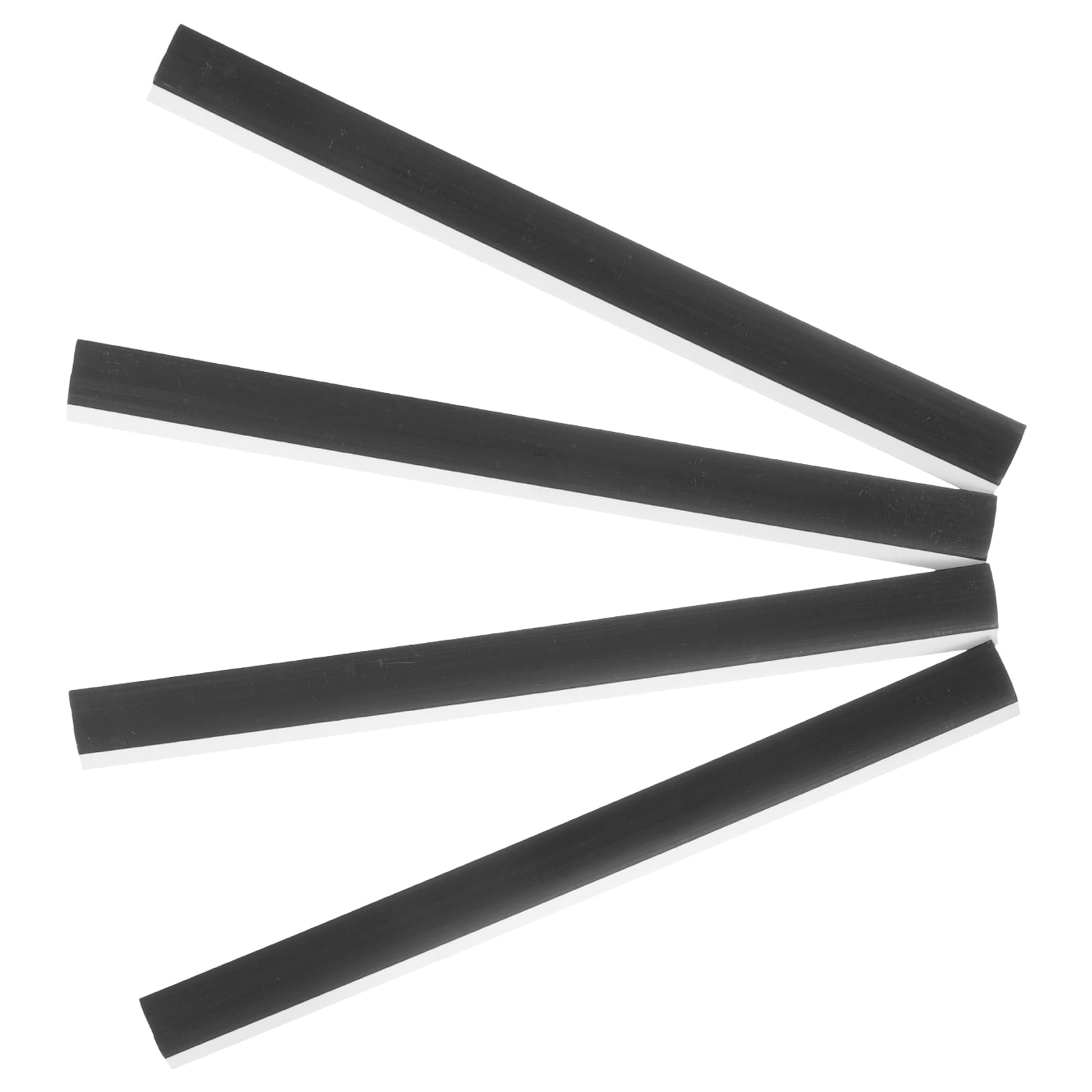 4pcs Rubber Strip Replacement Dustpan Rubber Edge Dustpan Lip