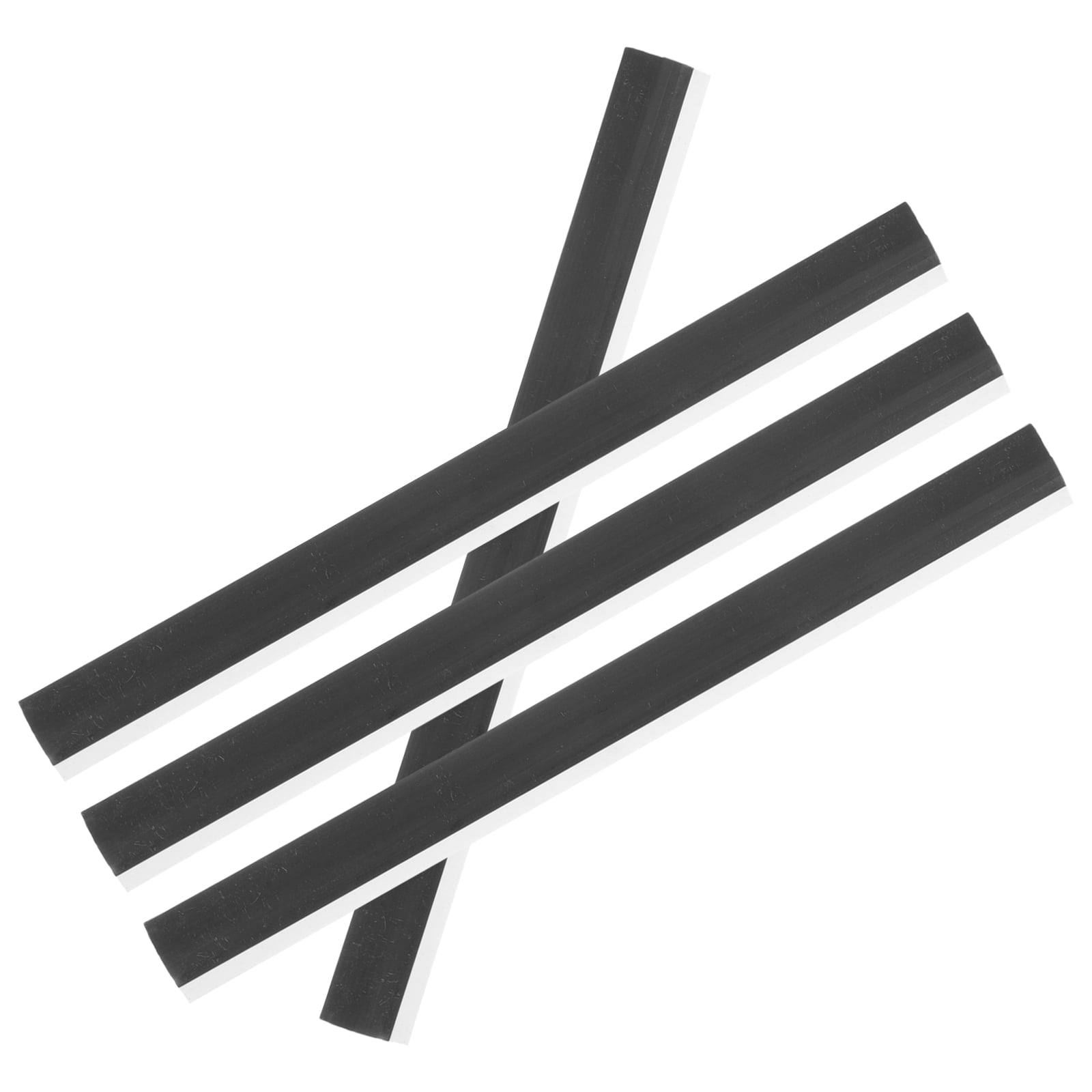 4pcs Rubber Strip Replacement Dustpan Rubber Edge Dustpan Lip