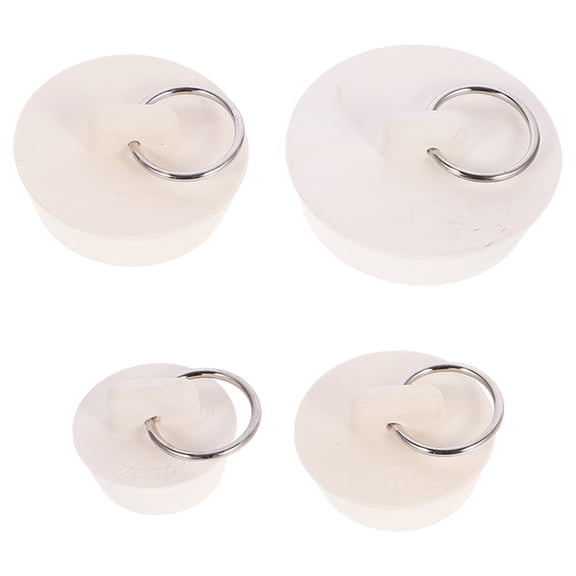4pcs Rubber Tub Drain Plugs Bathtub Sink Stoppers Bathroom Drain Rubber Plugs Replacement
