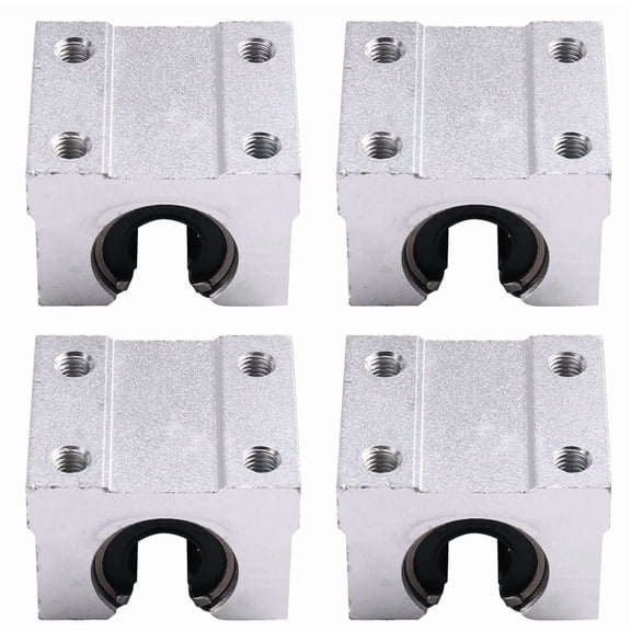 4pcs SBR10UU Carriage Block Bearings for SBR10 Linear Support Rail CNC Router