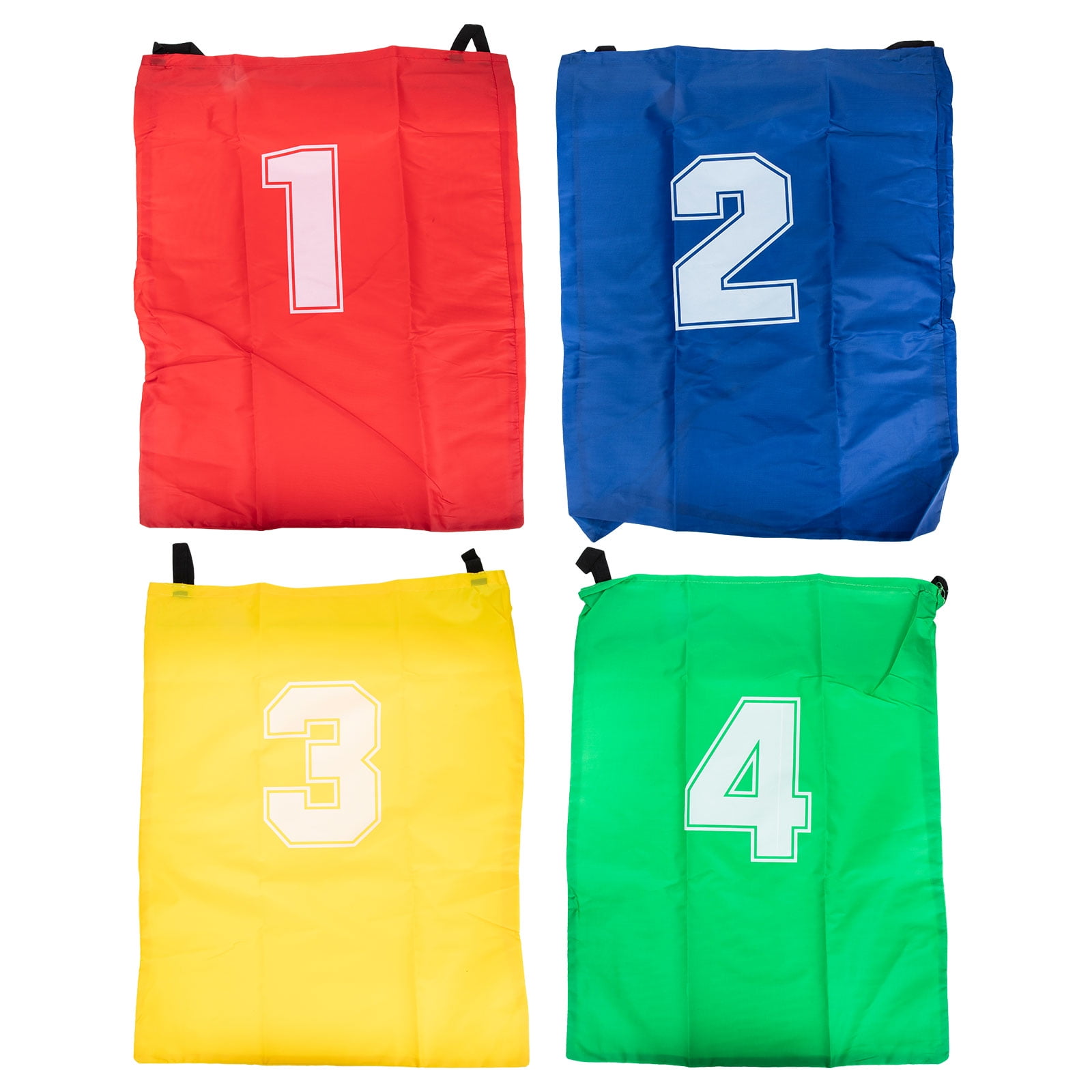 MAINS 4pcs Sack Race Bag Set, Assorted Color Potato Sack Race Bags Carnival Games, 6.88 oz