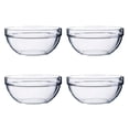 thumbnail image 1 of Tineasur Salad Mixing Bowl Transparent 4Pcs 5.5x2.4In, 1 of 6