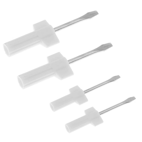 4-Piece Metal Screwdriver Set for Sewing Machines - Precision Stitching Machine Repair Tools