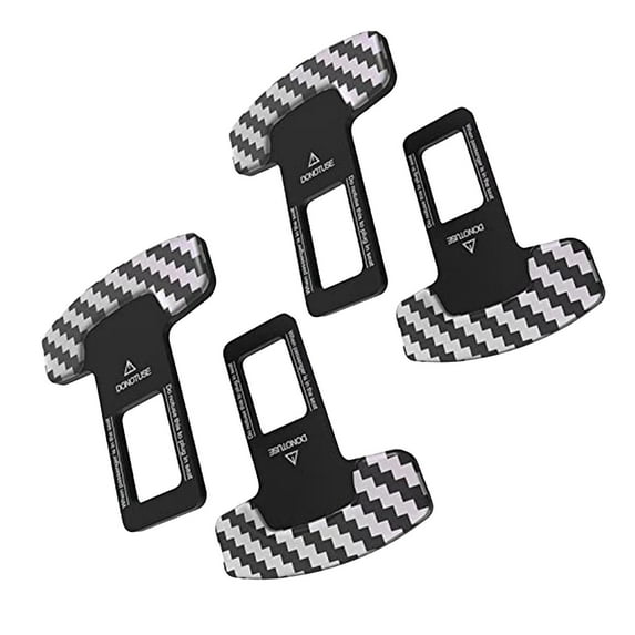 4pcs Seat Belt Accessories Multiple Locking Tongue Seat Belt Components Stronger Multifunctional Bottle Opener