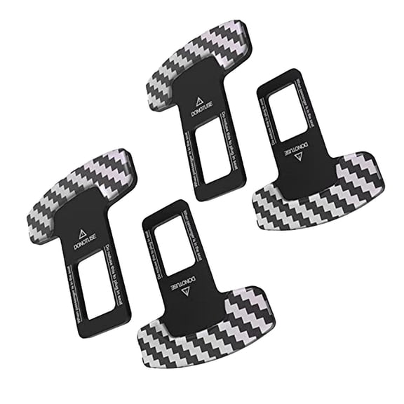 4pcs Seat Belt Accessories Multiple Locking Tongue Seat Belt Components Stronger Multifunctional Bottle Opener