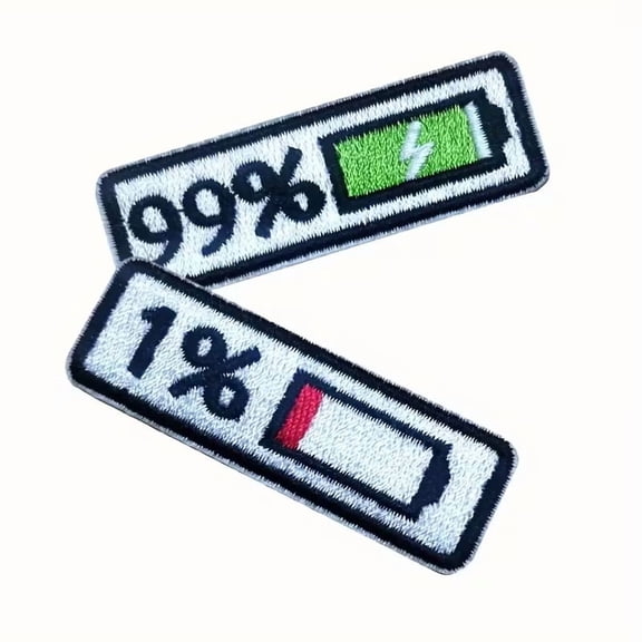 4pcs Self-Adhesive Fabric Repair Patches - Black Embroidered Tactical Patches for Jackets, Coats, and Clothing
