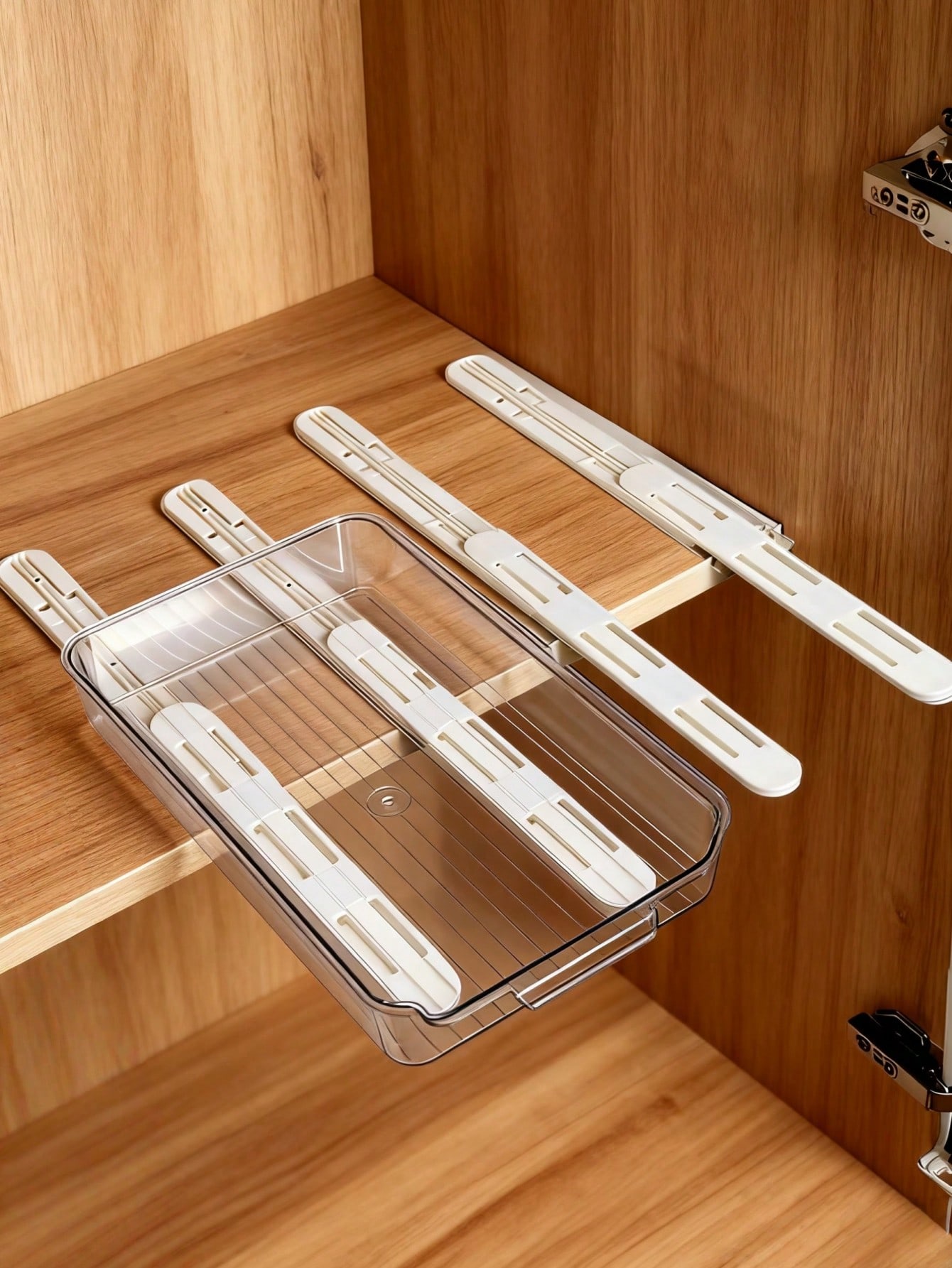 Simple Drawer Sliding Rails 4pcs Self Adhesive Slide Rail, Easy Install Drawer Slide Rail ...