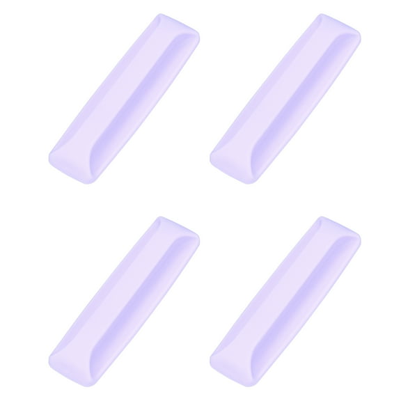 4pcs Self-Stick Instant Cabinet Handle Pulls, Peel and Stick Cabinet Handles, Light Purple